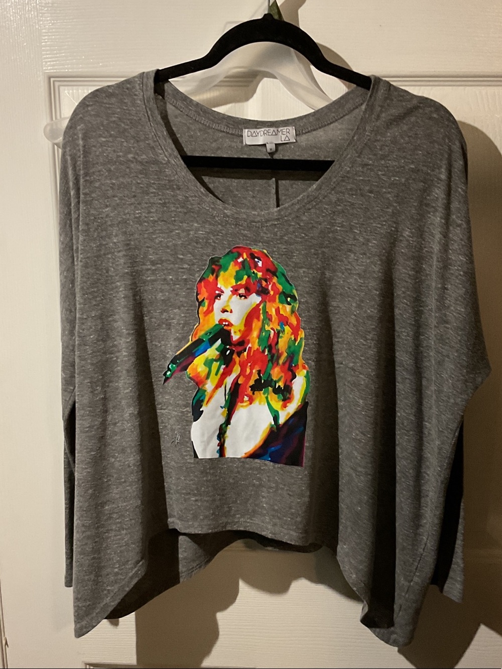 Custom Upcycled Daydreamer LA Stevie Nicks Pop Art Tee